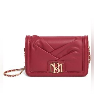 Badgley Mischka Collection
Small Pleat Crossbody Bag in brick red
(Used once)